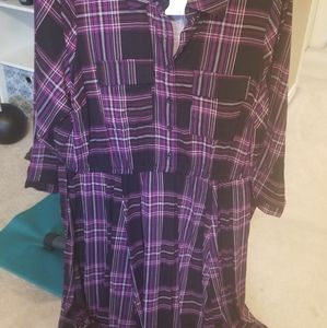 Torrid Shirt Dress Size 1 NWT